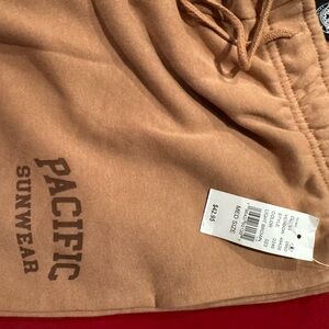 PacSun Light Brown Fleece-Lined Pants
